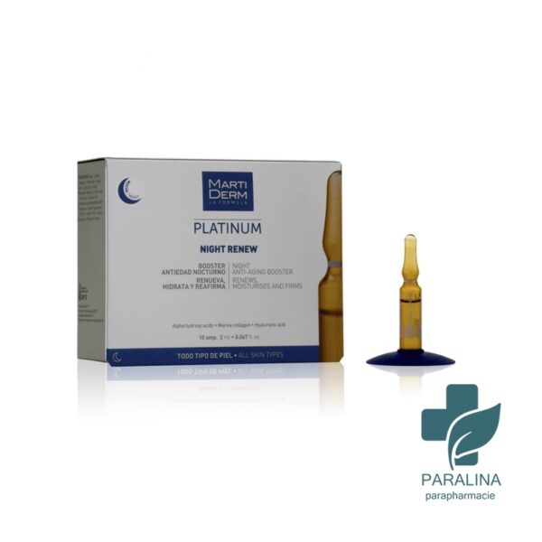 MARTIDERM PLATINUM NIGHT RENEW 10 AMPOULES