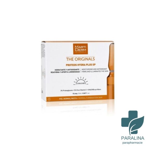 MARTIDERM The originals Proteos hydra plus SP PEAUX NORMALES-MIXTES 10 ampoules