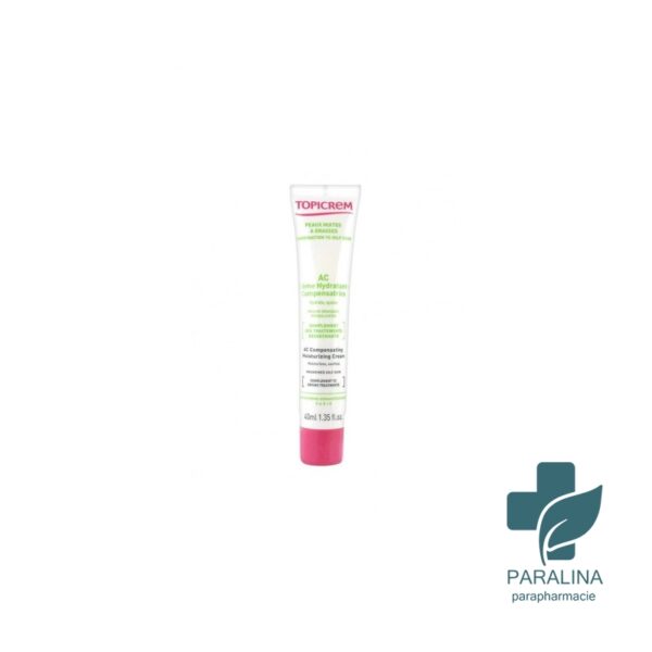 Topicrem AC Crème Hydratante Compensatrice, 40 ml