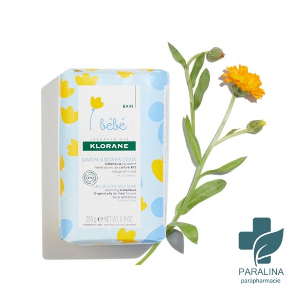 KLORANE Bébé Savon Surgras, 250 gr