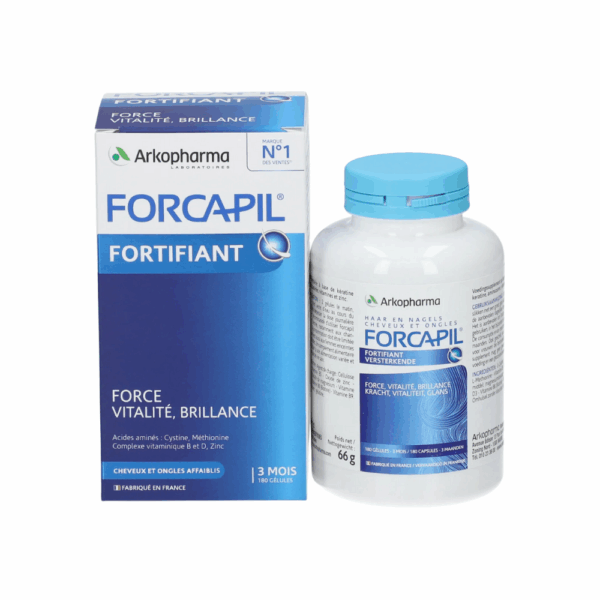 FORCAPIL Cheveux et Ongles 180 GÉLULES