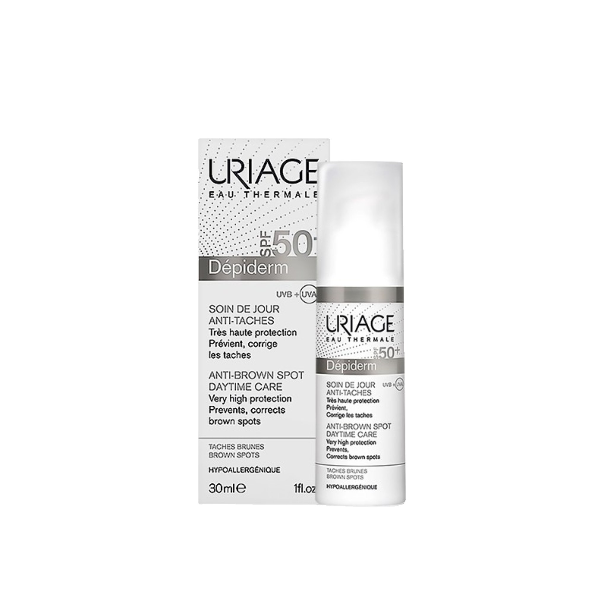 URIAGE Depiderm SPF 50 Soin de Jour Anti-taches 30ML