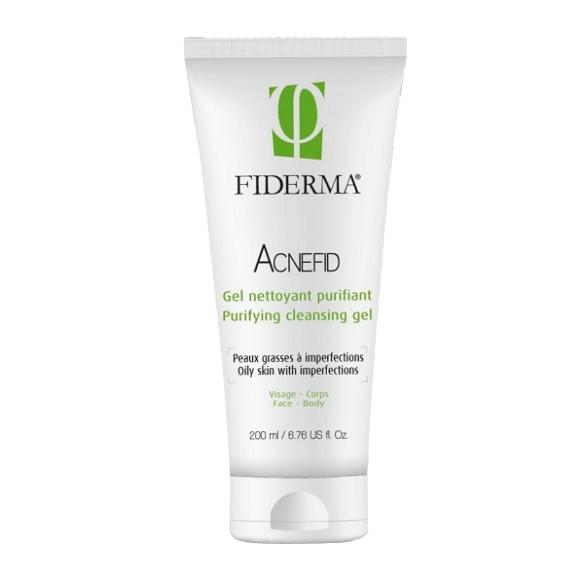 FIDERMA Acnefid Gel Nettoyant Purifiant Peaux Grasses 200ML