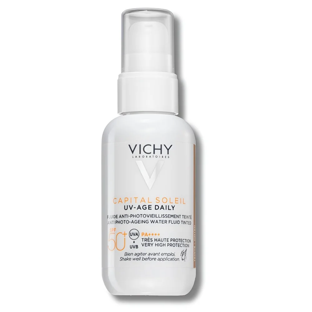 VICHY Capital Soleil Uv Age Daily Fluide Teinte Anti Photovieillissement SPF 50+ 40ML