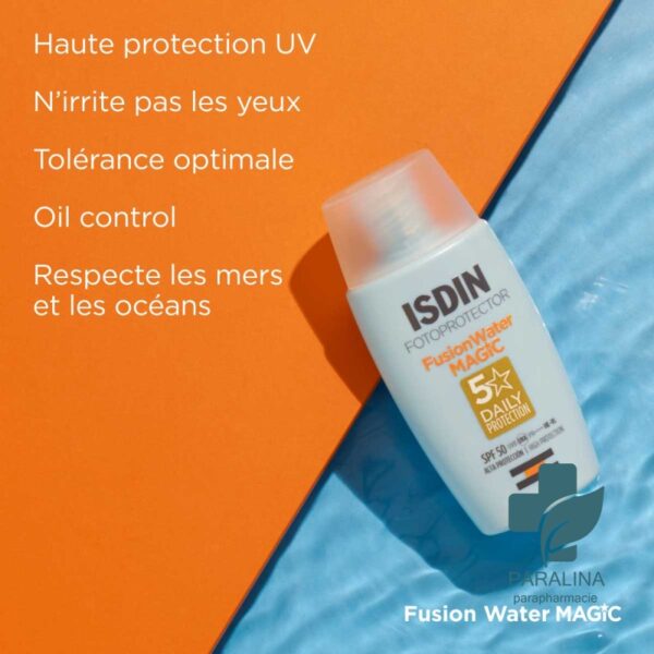 ecran-solaire-invisible-spf50-isdin-fusion-water-magic-50ml
