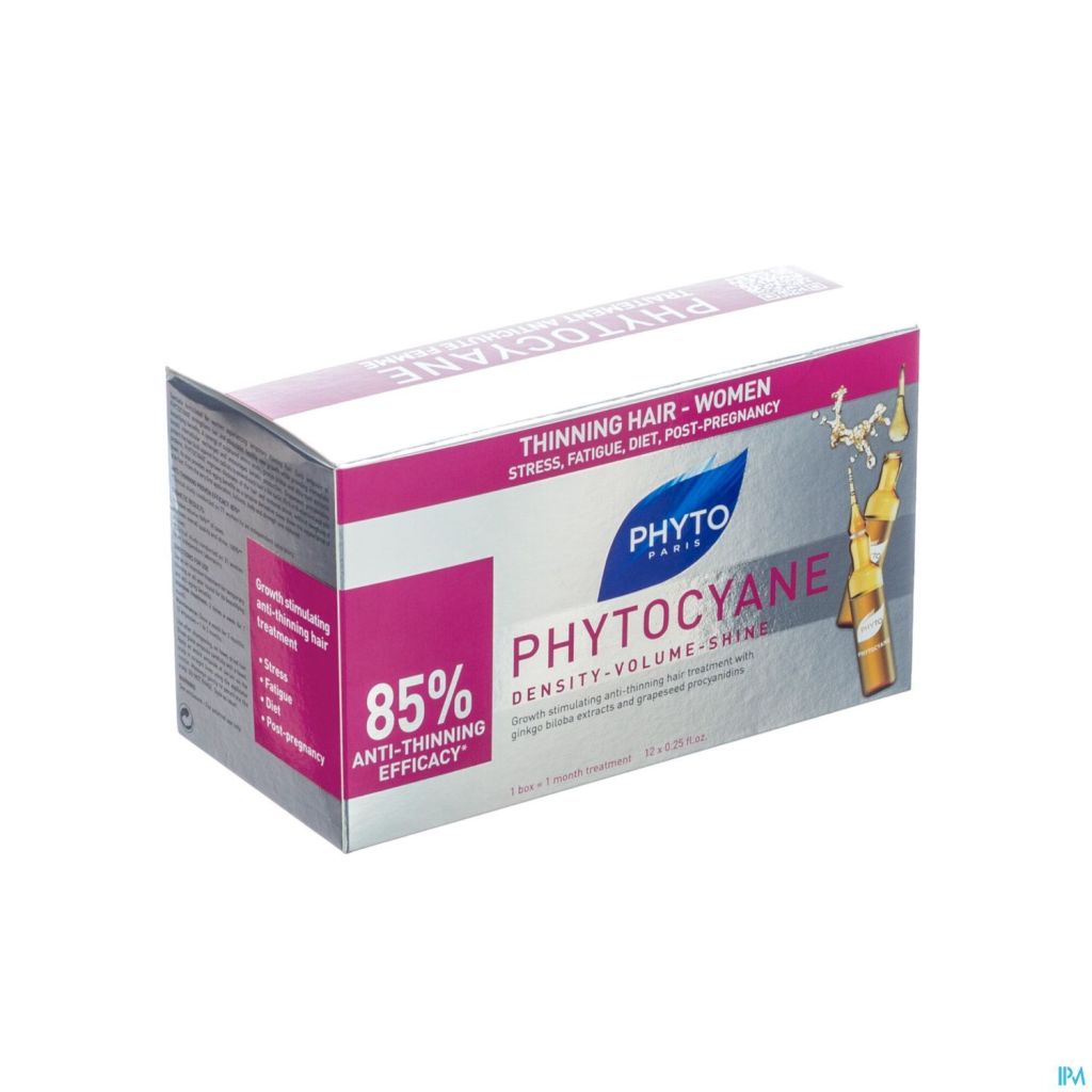 PHYTOCYANE Traitement Antichute Reactionnelle Femme 12x5ML