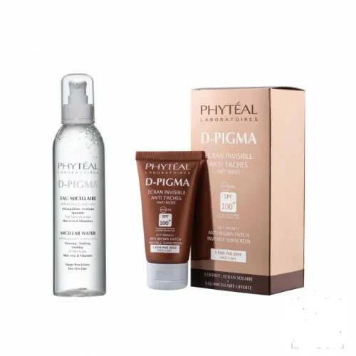 PHYTEAL DPIGMA ECRAN INVISIBLE SPF100+ 50ML + DPIGMA EAU MICELLAIRE A L'ALOE VERA 150ML OFFERTE