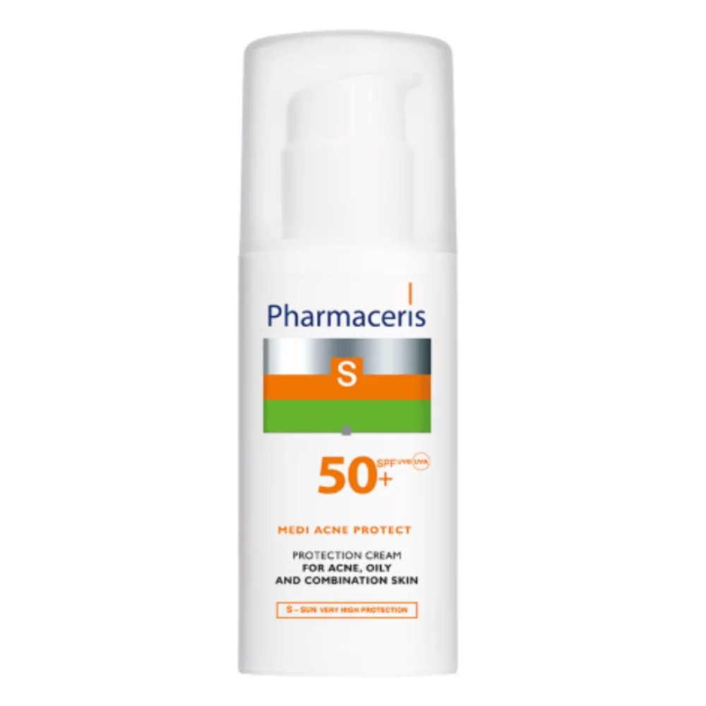 PHARMACERIS S Medi Acne Protect Crème SPF 50+ Peau Acnéique 50ML