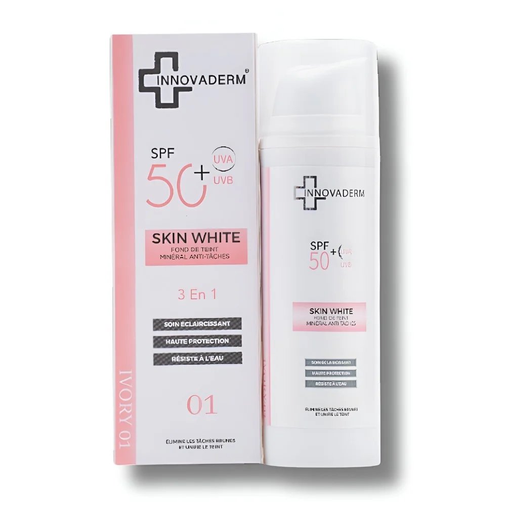INNOVADERM Skin White - Fond de Teint Mineral Anti Taches Ivory 01