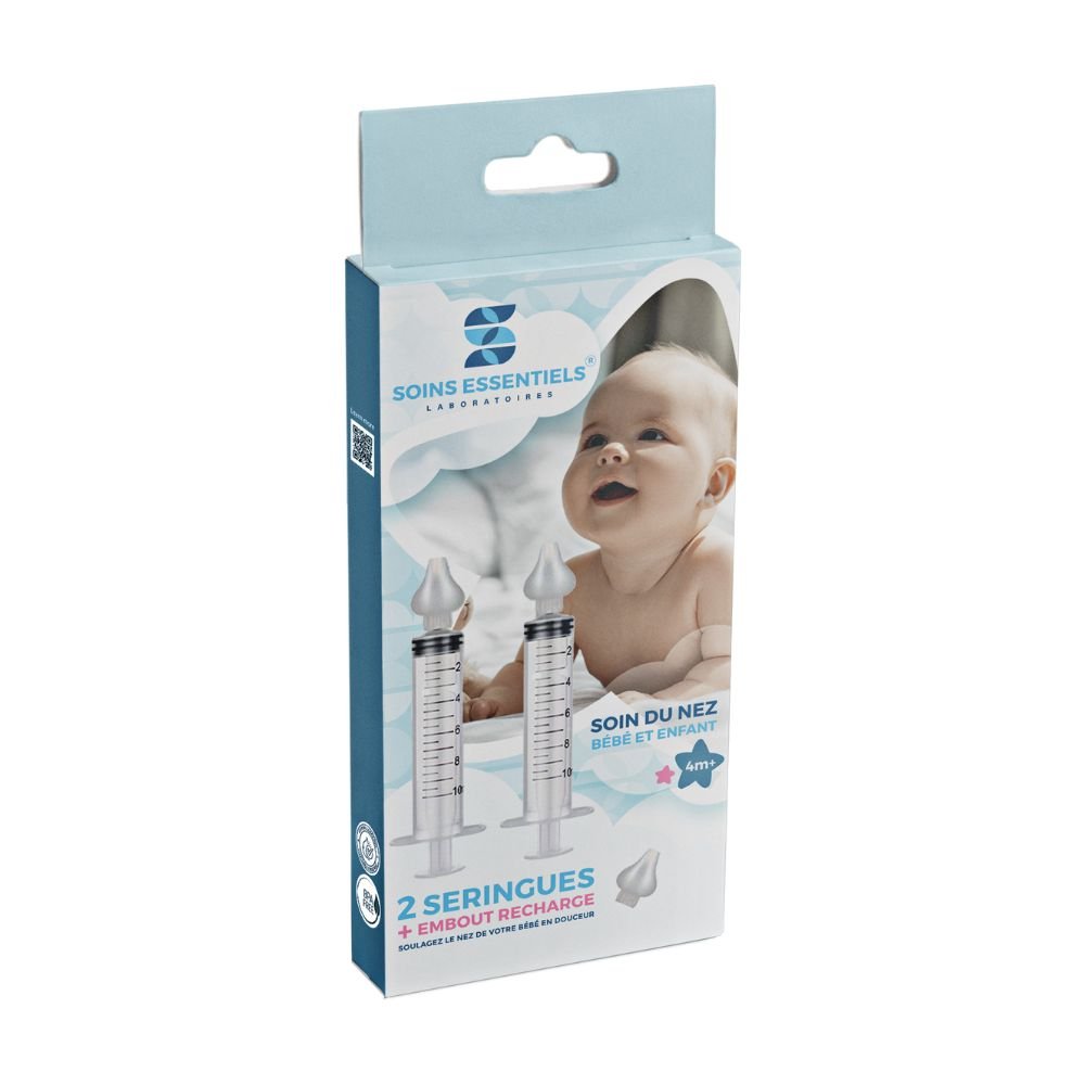 SERINGUE Nasale Soins Essentiels Enfant et Bébé (4mois+)