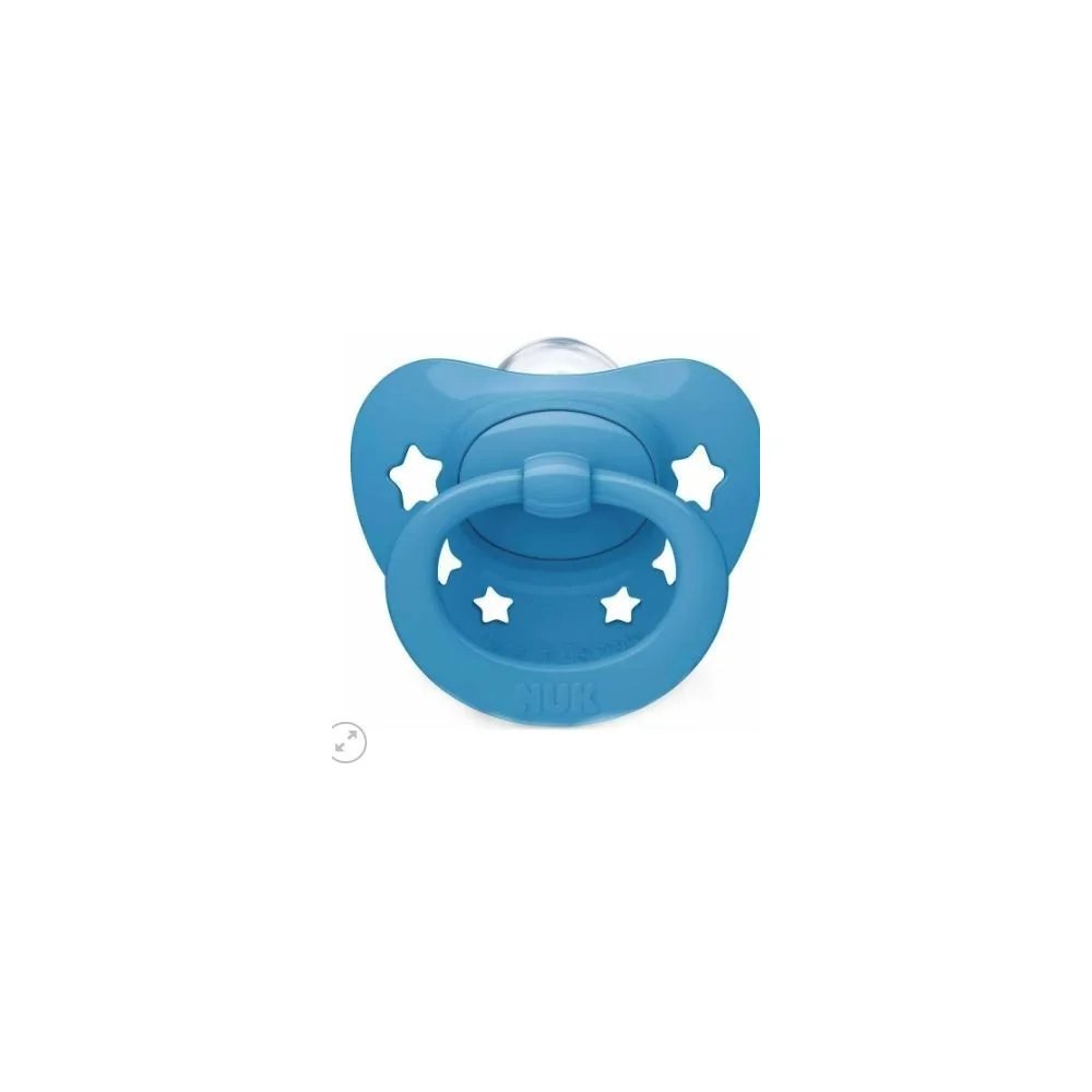 NUK Sucette Signature Avec Boite Bleu 6-18 Mois