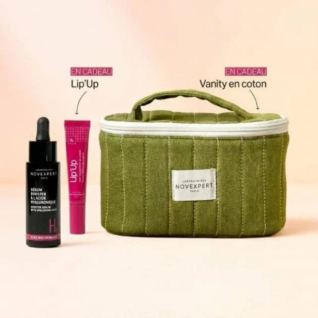 NOVEXPERT Coffret Sérum Booster à L'acide Hyaluronique +lip Up Soin Levres Repulpant Offert – Image 3