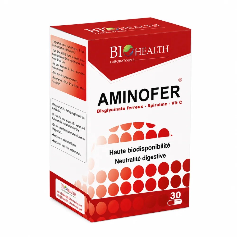 BIOHEALTH - Aminofer 30 Gelules