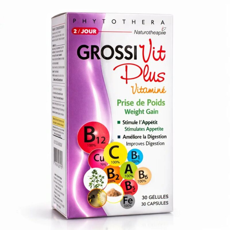 PHYTOTHERA - Grossivit Plus Vitamine 45 Gelules
