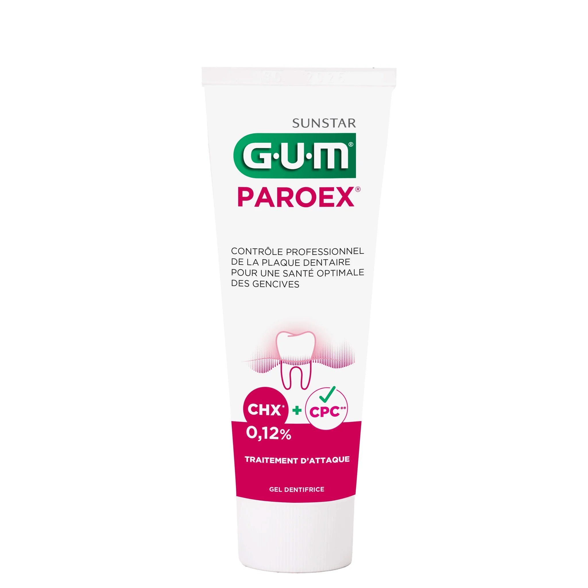 GUM Dentifrice Paroex 75ML