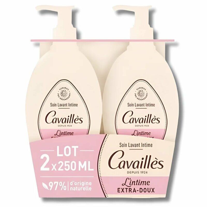 ROGE Cavailles - Lot de 2 Soins Intimes Extra Doux 250ML
