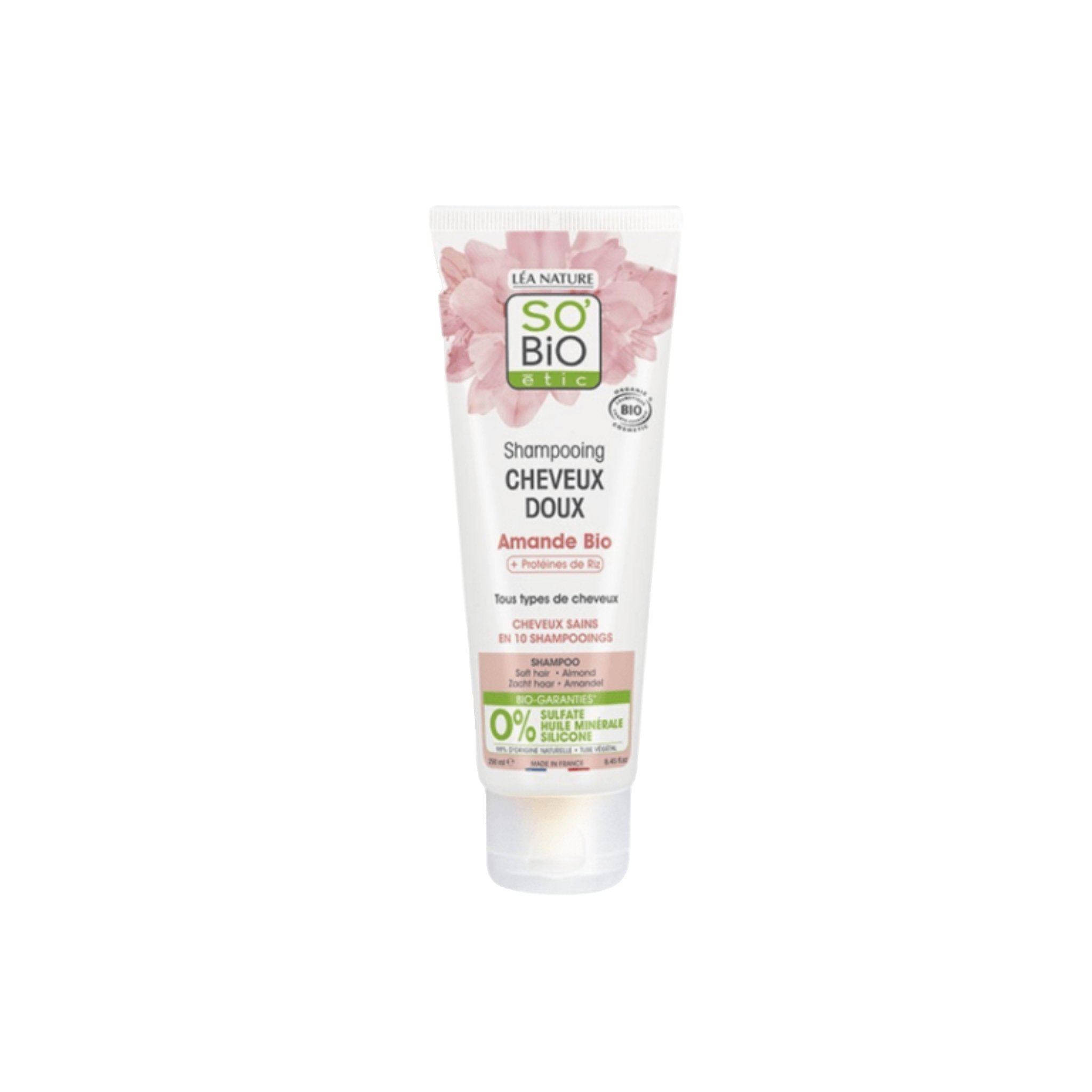 SO Bio Shampooing Cheveux Doux au Lait D’amande 250ML