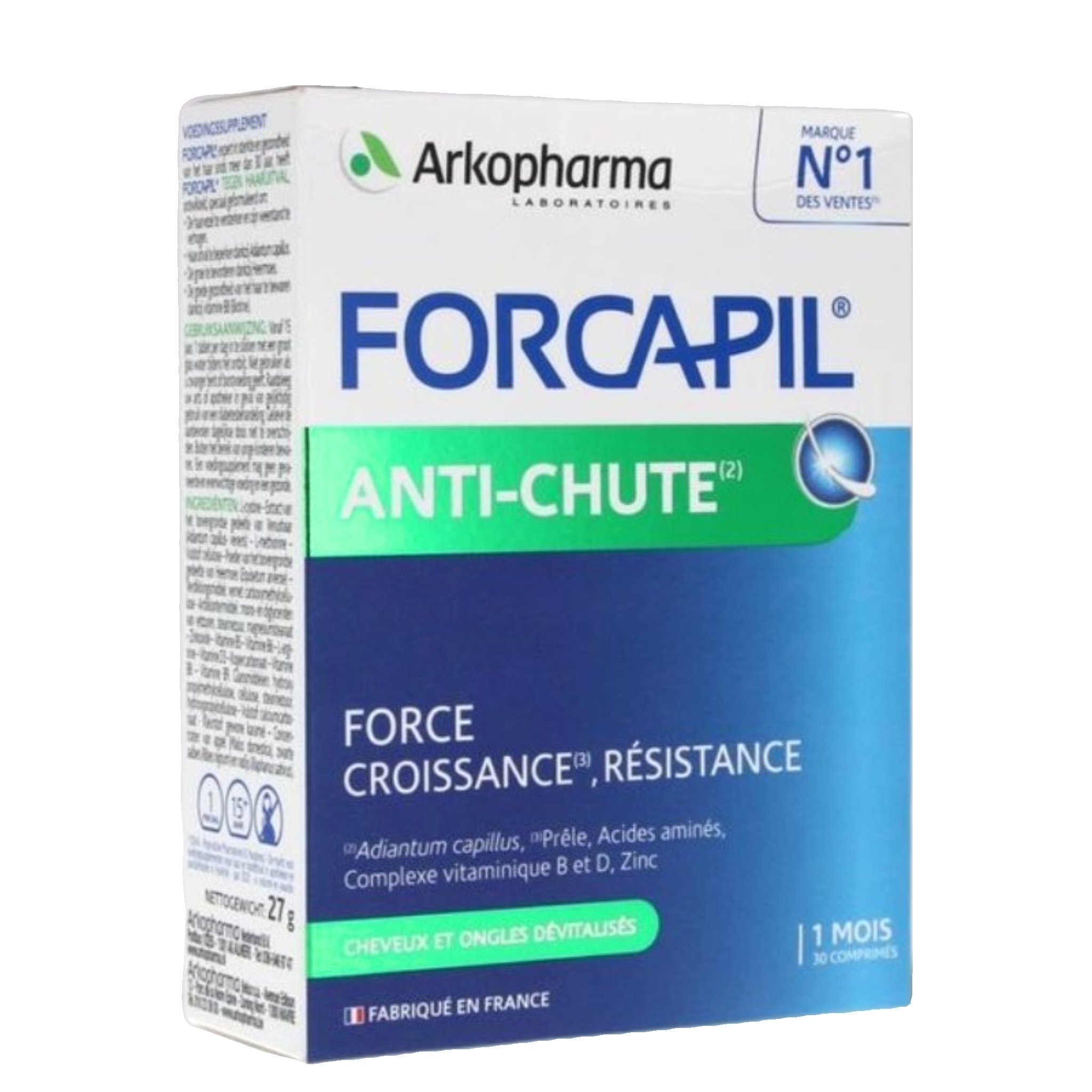 ARKOPHARMA Forcapil Anti Chute Triple Action 30 Comprimes
