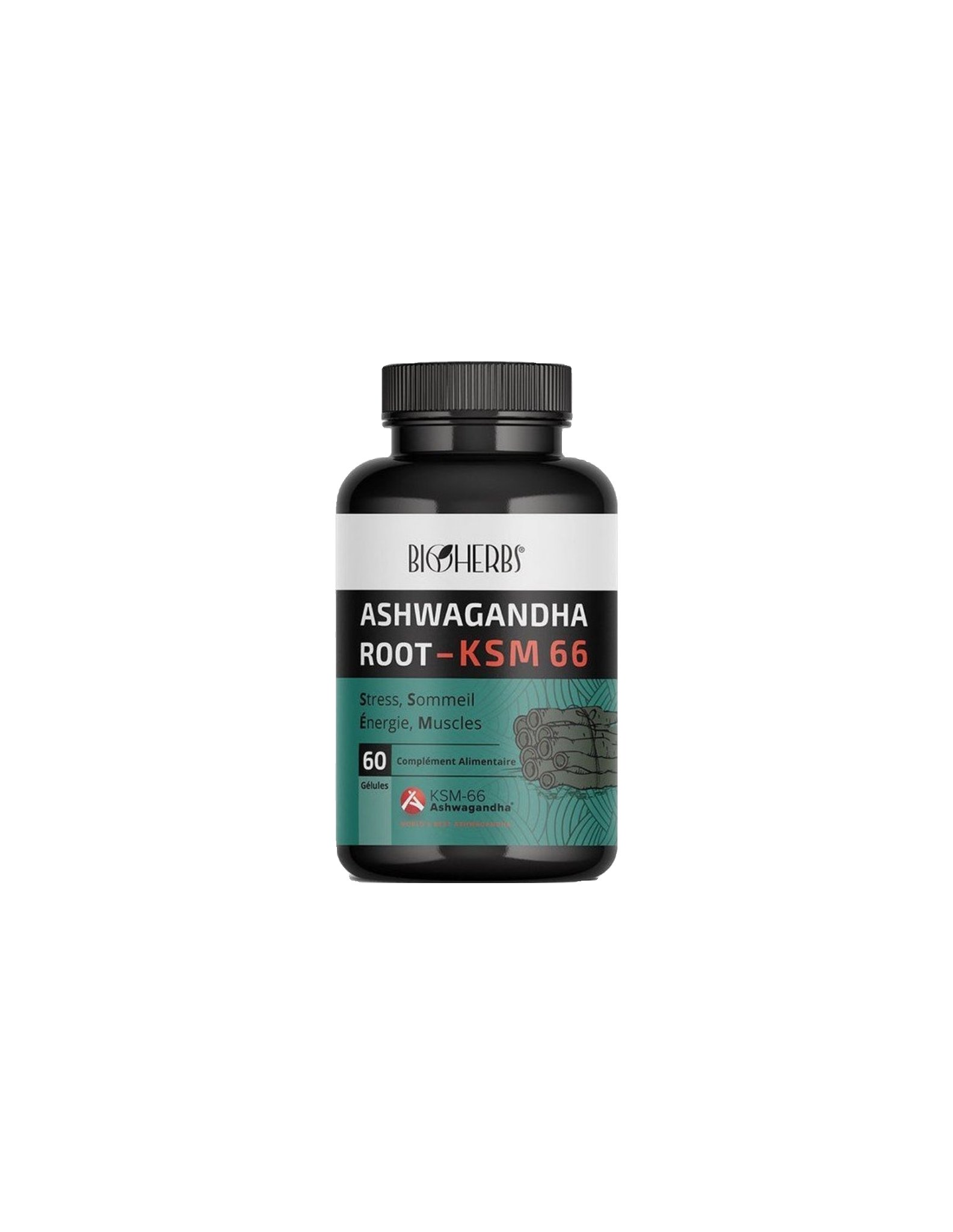 Ashwaganda Root-KSM 66 60 Gélules